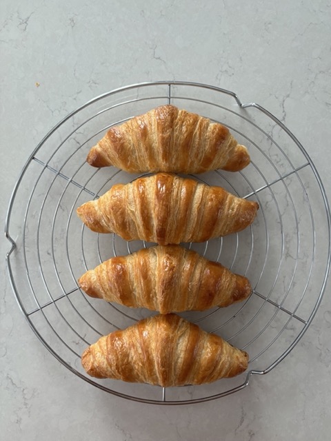 Zuurdesem croissants